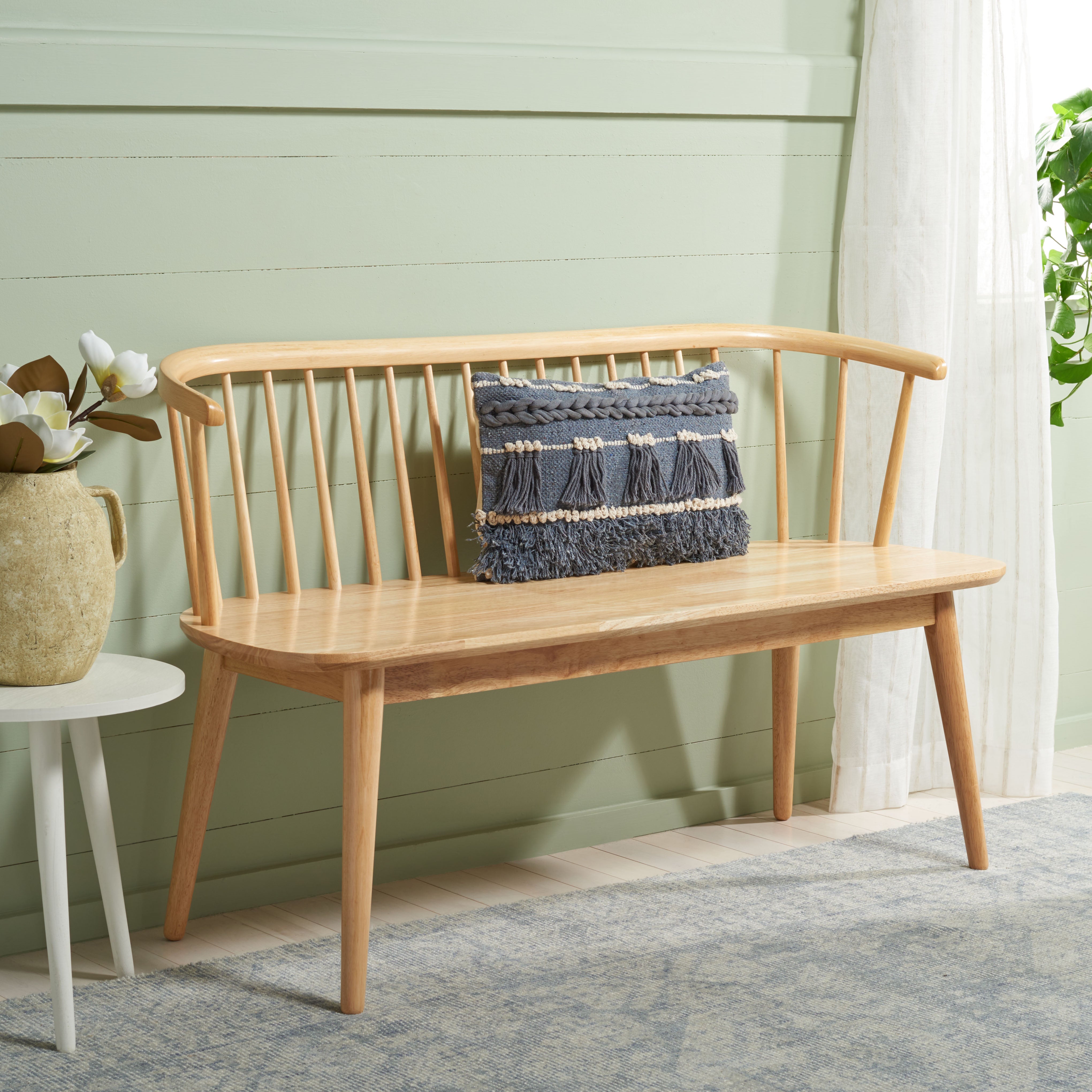 Safavieh Blanchard Spindle Bench, BCH8500 - Natural