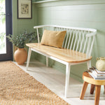 Safavieh Blanchard Spindle Bench, BCH8500 - Natural / White