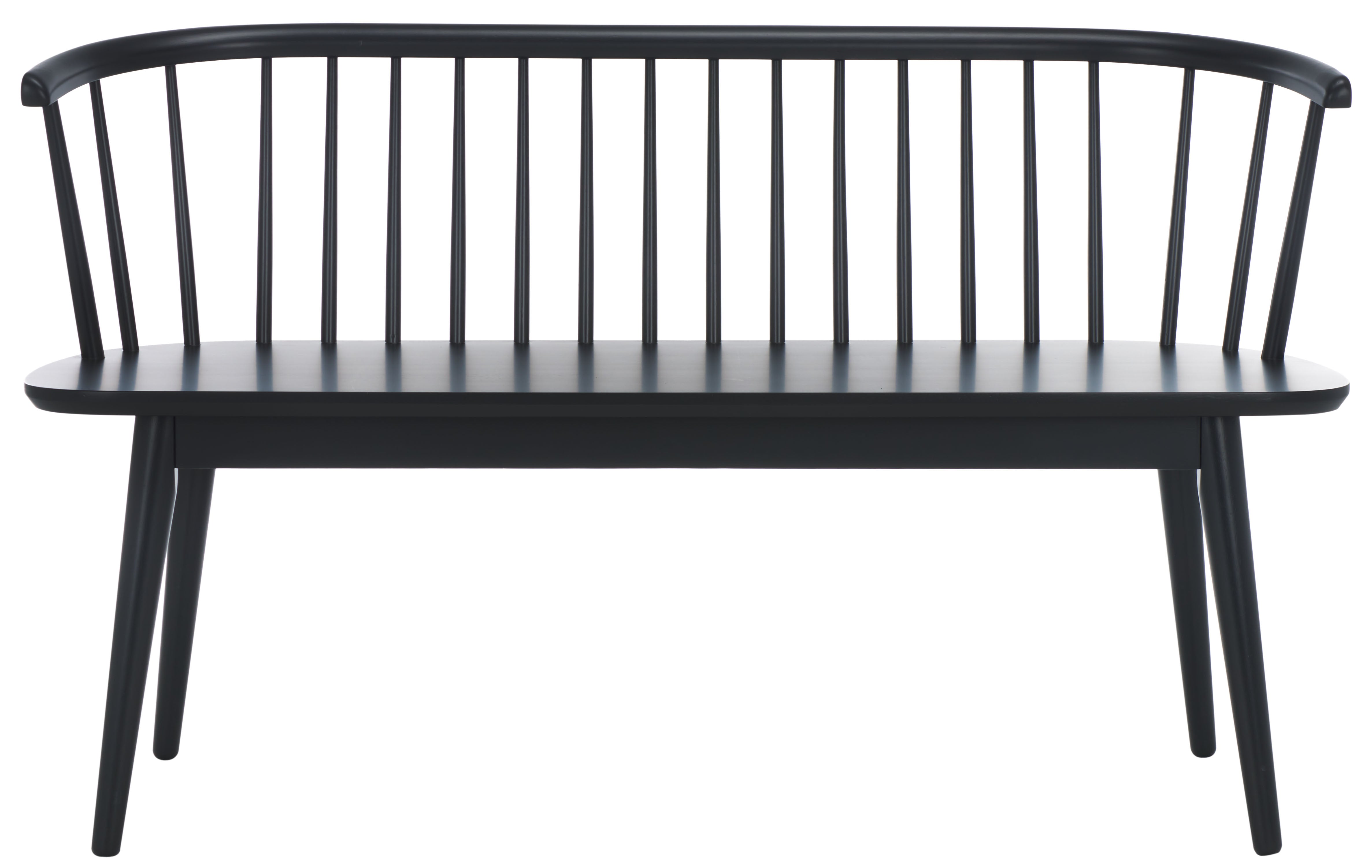 Safavieh Blanchard Spindle Bench, BCH8500 - Matte Black