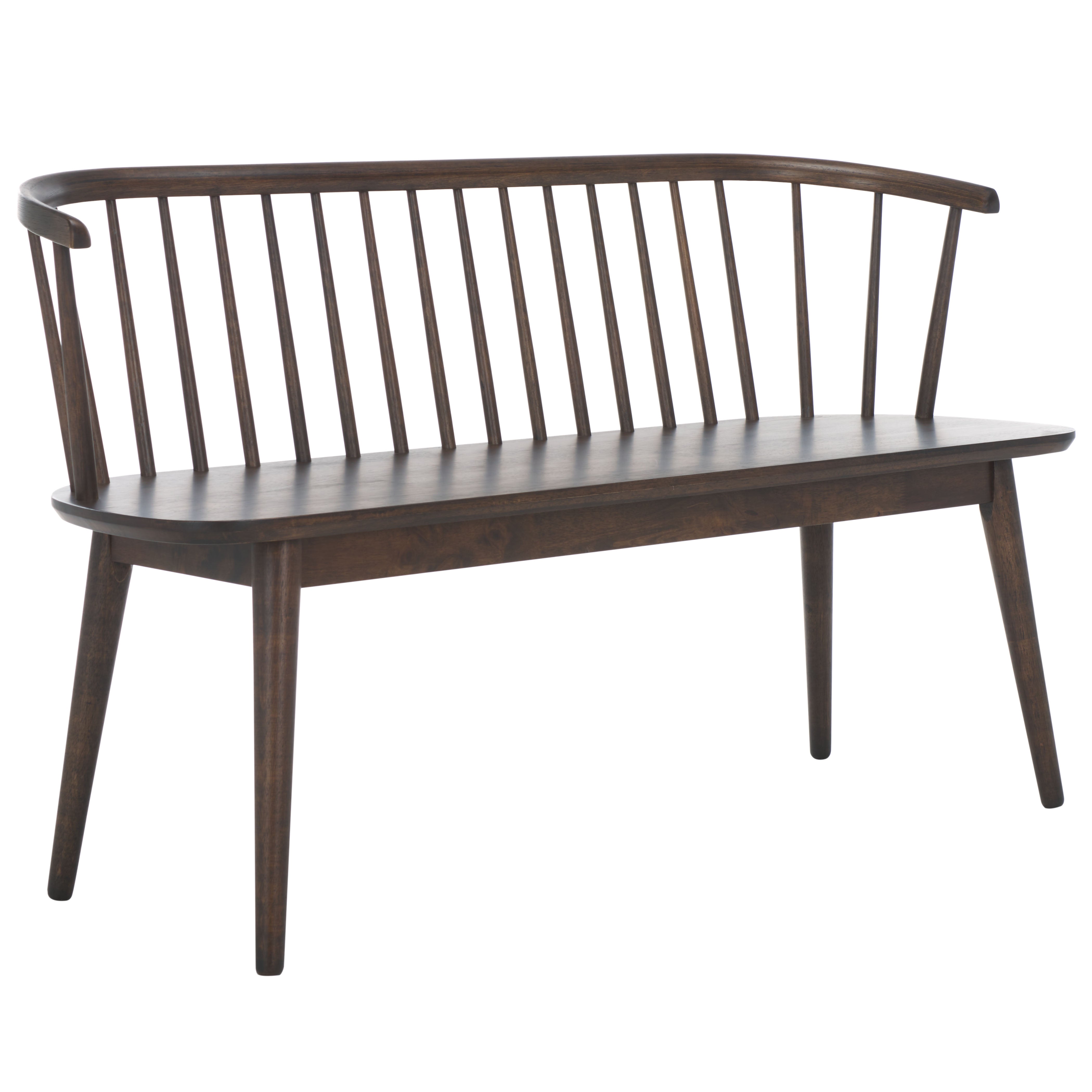 Safavieh Blanchard Spindle Bench, BCH8500 - Walnut