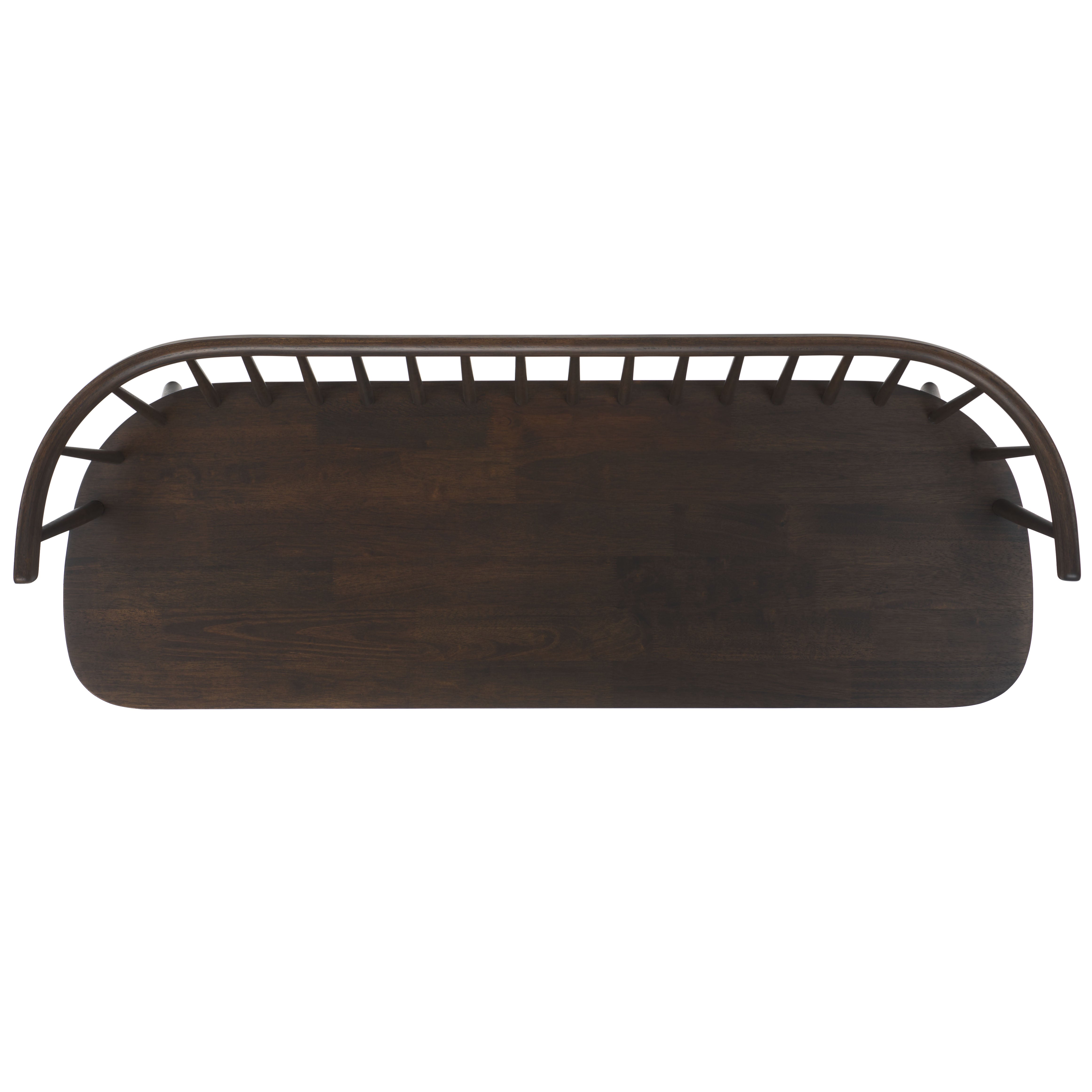 Safavieh Blanchard Spindle Bench, BCH8500 - Walnut