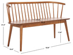 Safavieh Blanchard Spindle Bench, BCH8500 - Honey