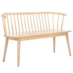 Safavieh Blanchard Spindle Bench, BCH8500 - White Washed