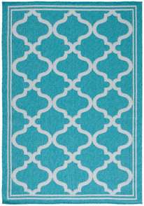 Safavieh Bermuda 810 Blue Rug, BMU810 - Aqua / Grey