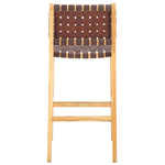 Safavieh Adah Leather Bar Stool , BST1014 - Cognac / Natural