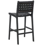 Safavieh Adah Leather Counter Stool , BST1015 - Black