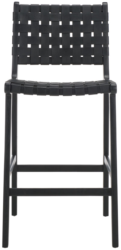 Safavieh Adah Leather Counter Stool , BST1015 - Black