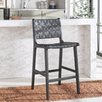 Safavieh Adah Leather Counter Stool , BST1015 - Black