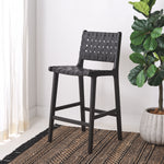 Safavieh Adah Leather Counter Stool , BST1015 - Black