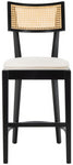 Safavieh Galway Cane Counter Stool, BST1504 - Black / Natural