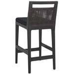 Safavieh Darin Counter Stool, BST4001 - Brown / Black Cushion