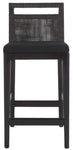 Safavieh Darin Counter Stool, BST4001 - Brown / Black Cushion