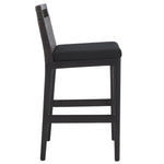 Safavieh Darin Counter Stool, BST4001 - Brown / Black Cushion