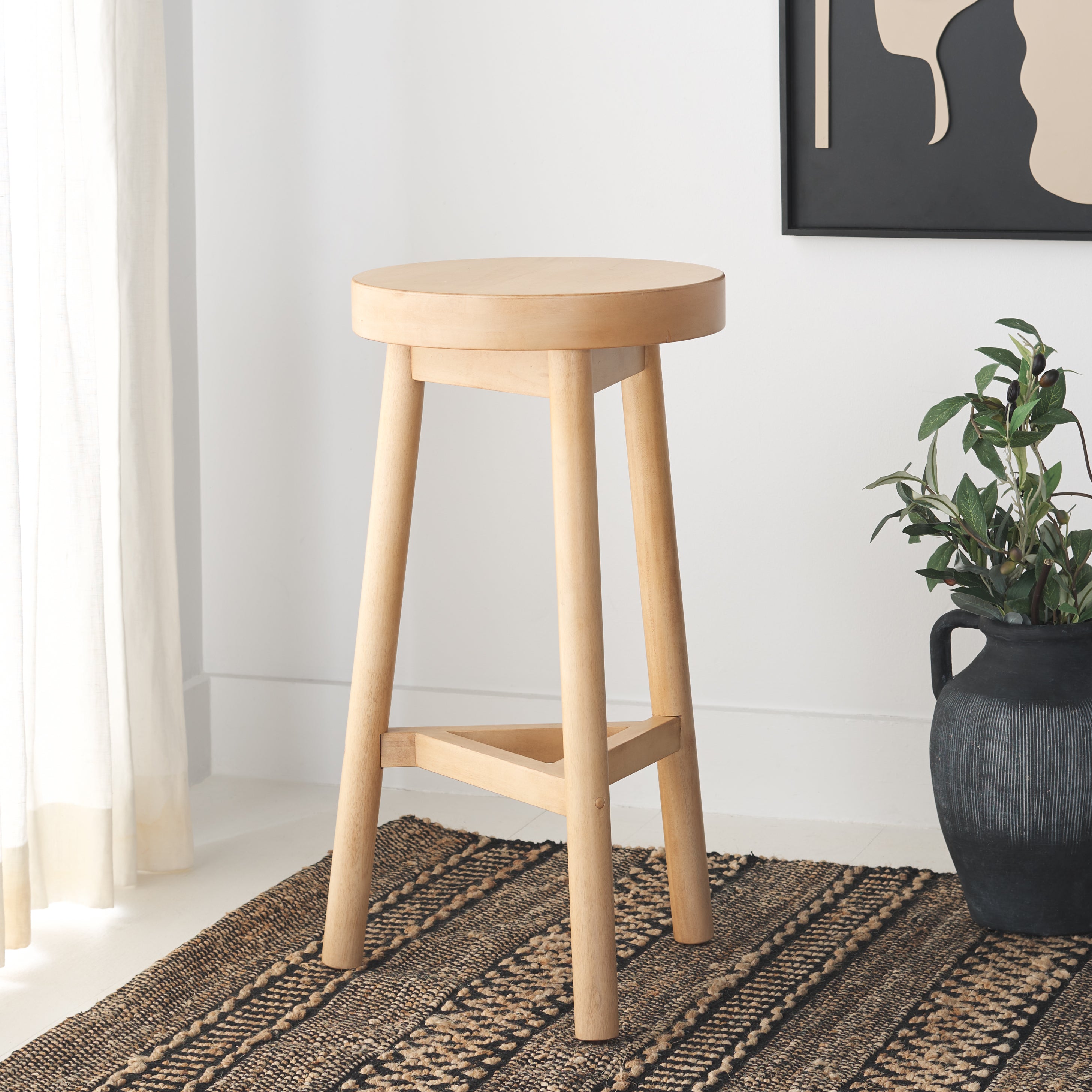 Safavieh Andrius Counter Stool, BST5000 - Natural