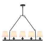 Safavieh Josphete, 5 Light, Chandelier, CHA4040 - Black/White