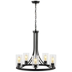 Safavieh Emersyn 5Lt 25 Inch Chandelier, CHA4043 - Black 