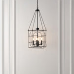 Safavieh Flatbush 3Lt Chandelier, CHA4046 - Black