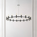 Safavieh Poitier, 18 Light, Chandelier, CHA4065 - Black / Brass