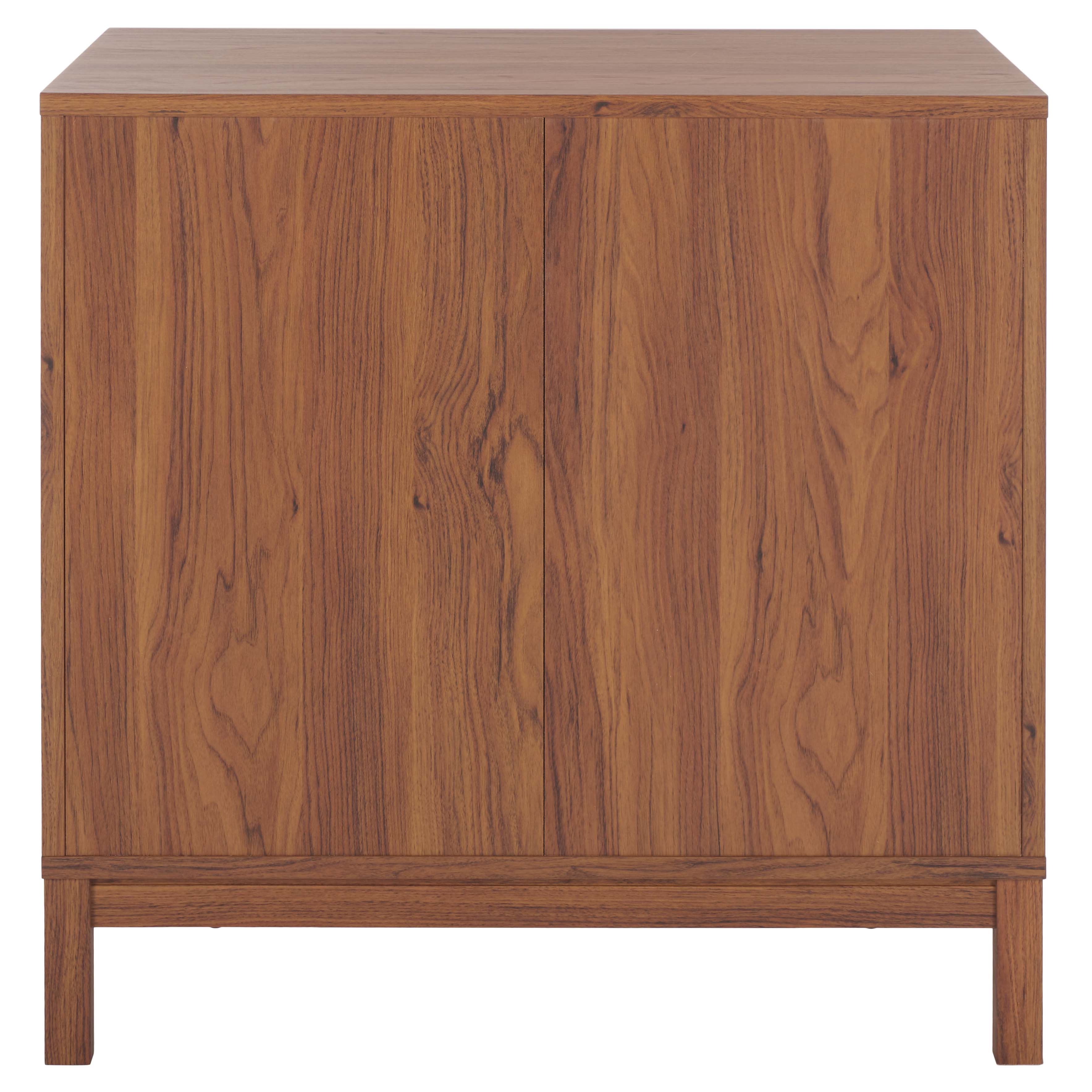 Safavieh Galio 3 Drawer Chest, CHS9600 - Walnut / Gold