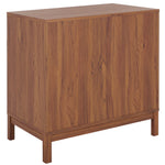 Safavieh Galio 3 Drawer Chest, CHS9600 - Walnut / Gold