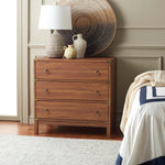 Safavieh Galio 3 Drawer Chest, CHS9600 - Walnut / Gold