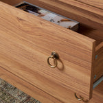 Safavieh Galio 3 Drawer Chest, CHS9600 - Oak / Gold