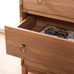 Safavieh Galio 3 Drawer Chest, CHS9600 - Oak / Gold