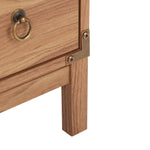 Safavieh Galio 3 Drawer Chest, CHS9600 - Oak / Gold