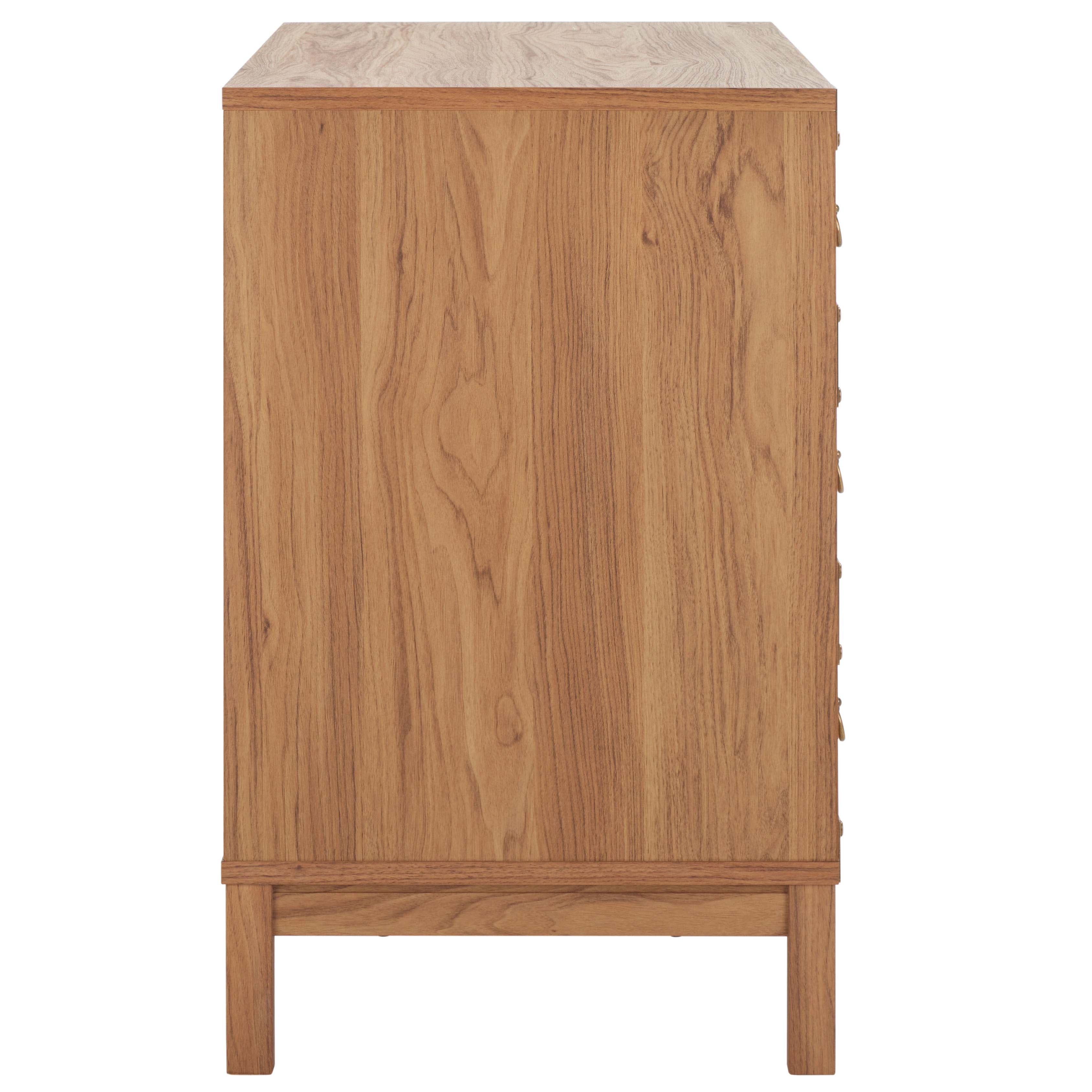 Safavieh Galio 3 Drawer Chest, CHS9600 - Oak / Gold