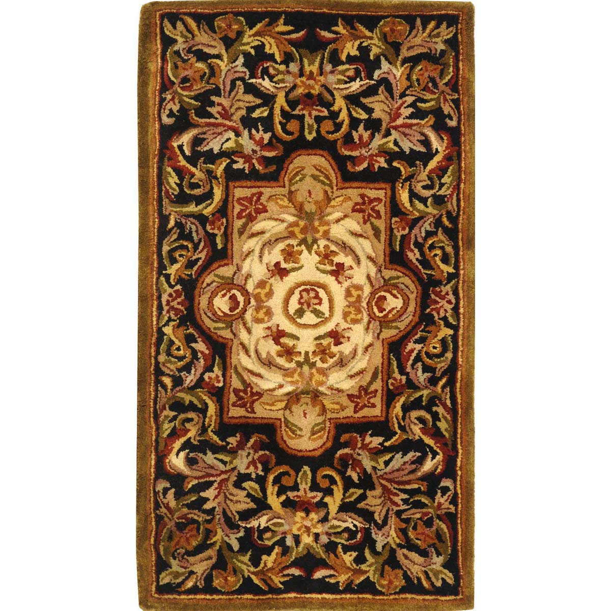 Safavieh Classic 220 Rug, CL220 - Black / Beige