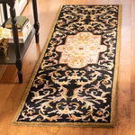 Safavieh Classic 220 Rug, CL220 - Black / Beige