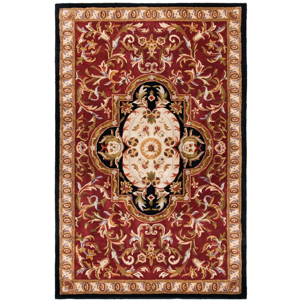 Safavieh Classic 220 Rug, CL220 - Red / Black