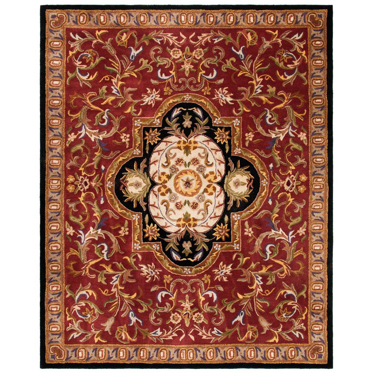 Safavieh Classic 220 Rug, CL220 - Red / Black