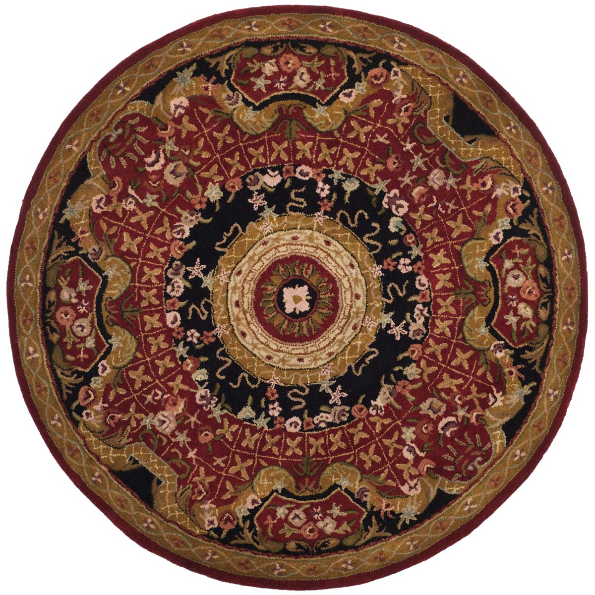 Safavieh Classic 304 Rug, CL304 - Burgundy / Black