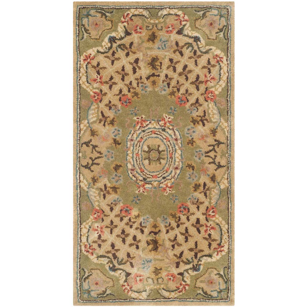 Safavieh Classic 304 Rug, CL304 - Taupe / Light Green