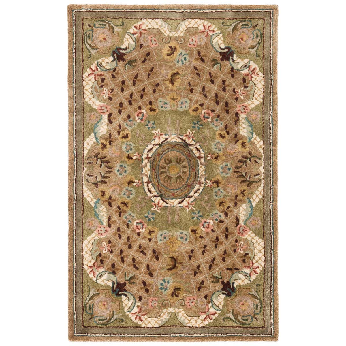 Safavieh Classic 304 Rug, CL304 - Taupe / Light Green