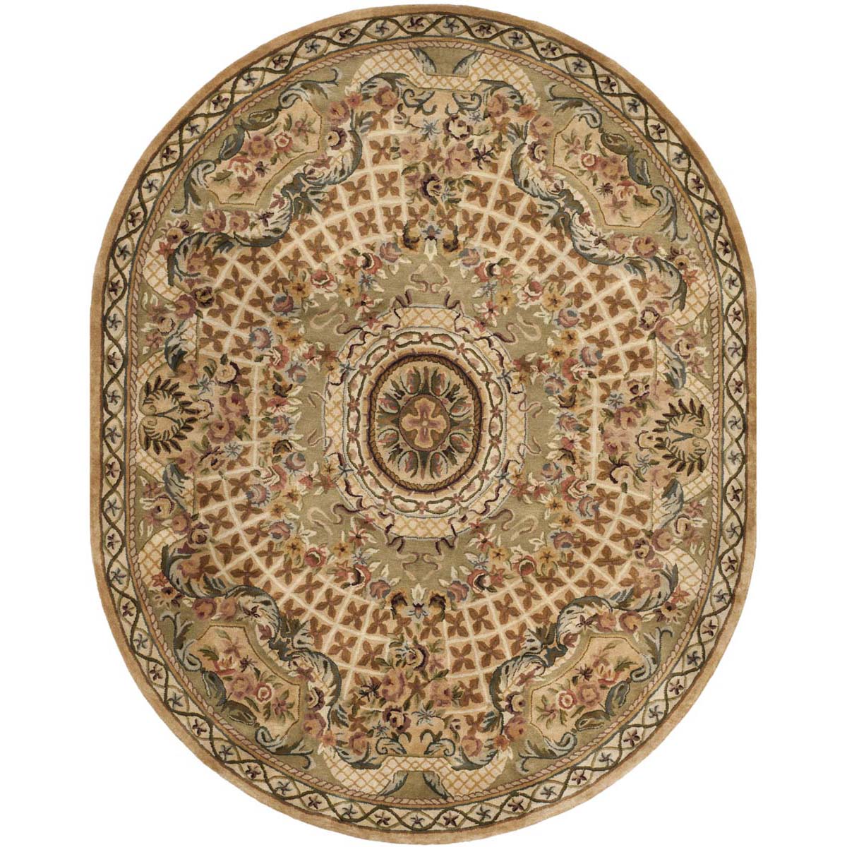 Safavieh Classic 304 Rug, CL304 - Taupe / Light Green