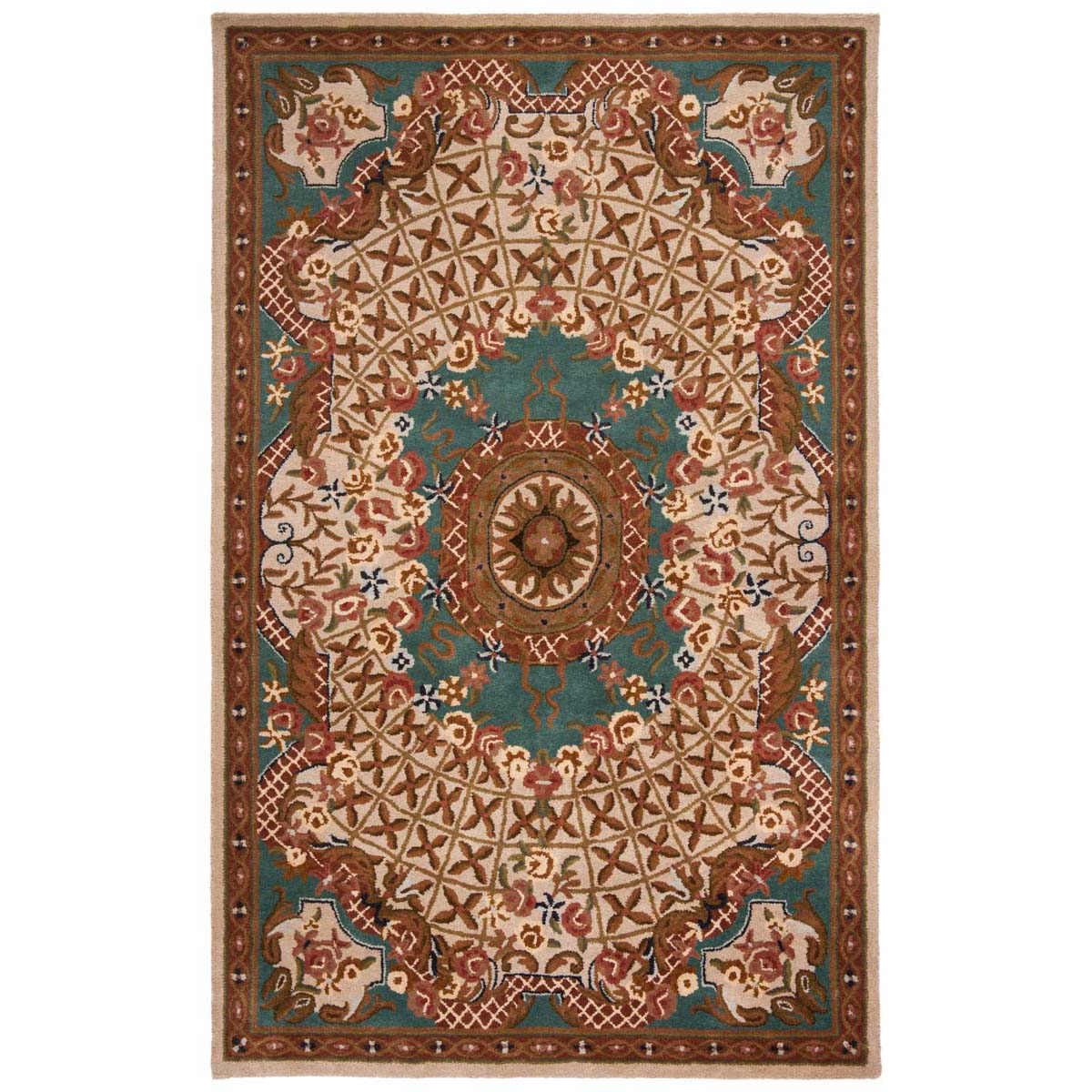 Safavieh Classic 304 Rug, CL304 - Ivory / Light Blue