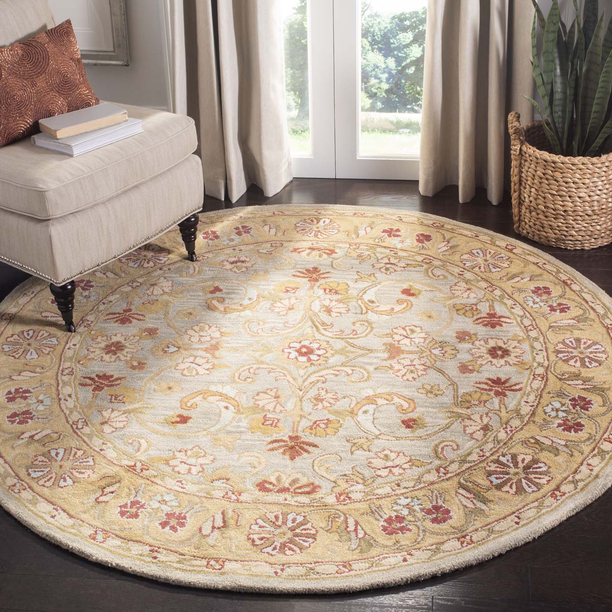 Safavieh Classic 324 Rug, CL324 - Grey / Light Gold