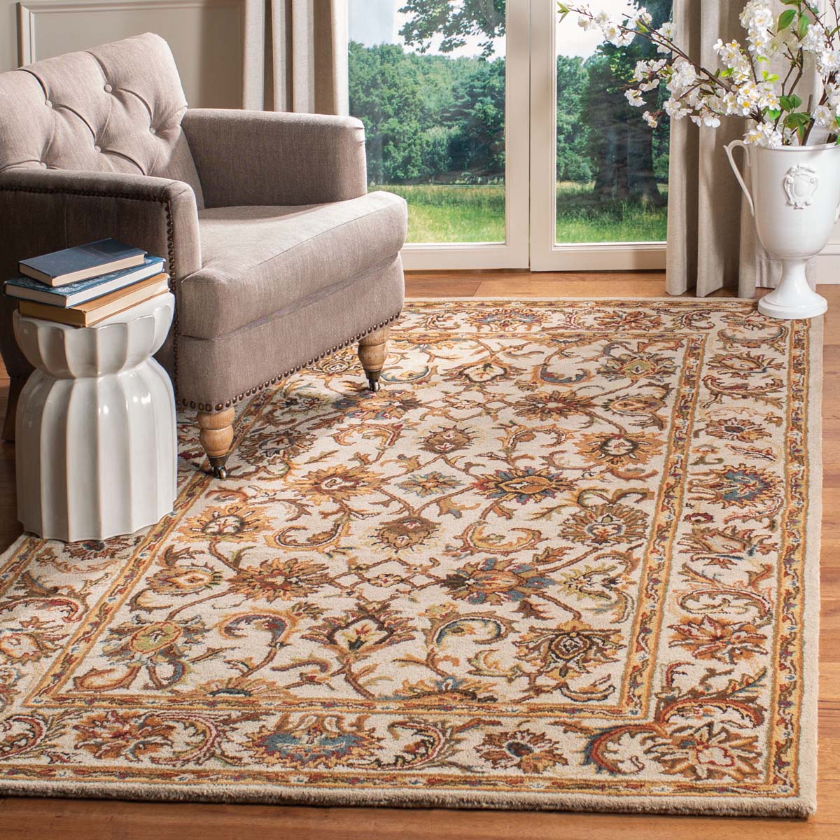 Safavieh Classic 758 Rug, CL758 - Ivory / Ivory