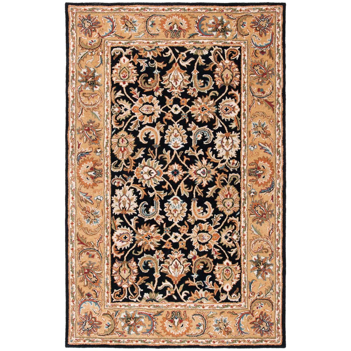 Safavieh Classic 758 Rug, CL758 - Black / Gold