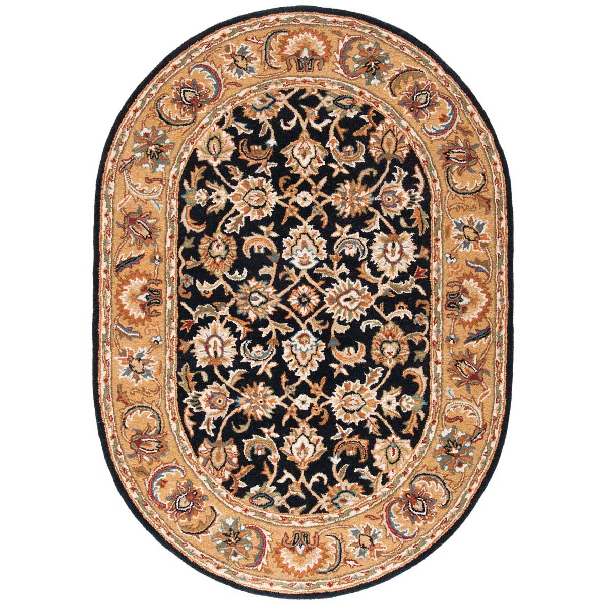 Safavieh Classic 758 Rug, CL758 - Black / Gold