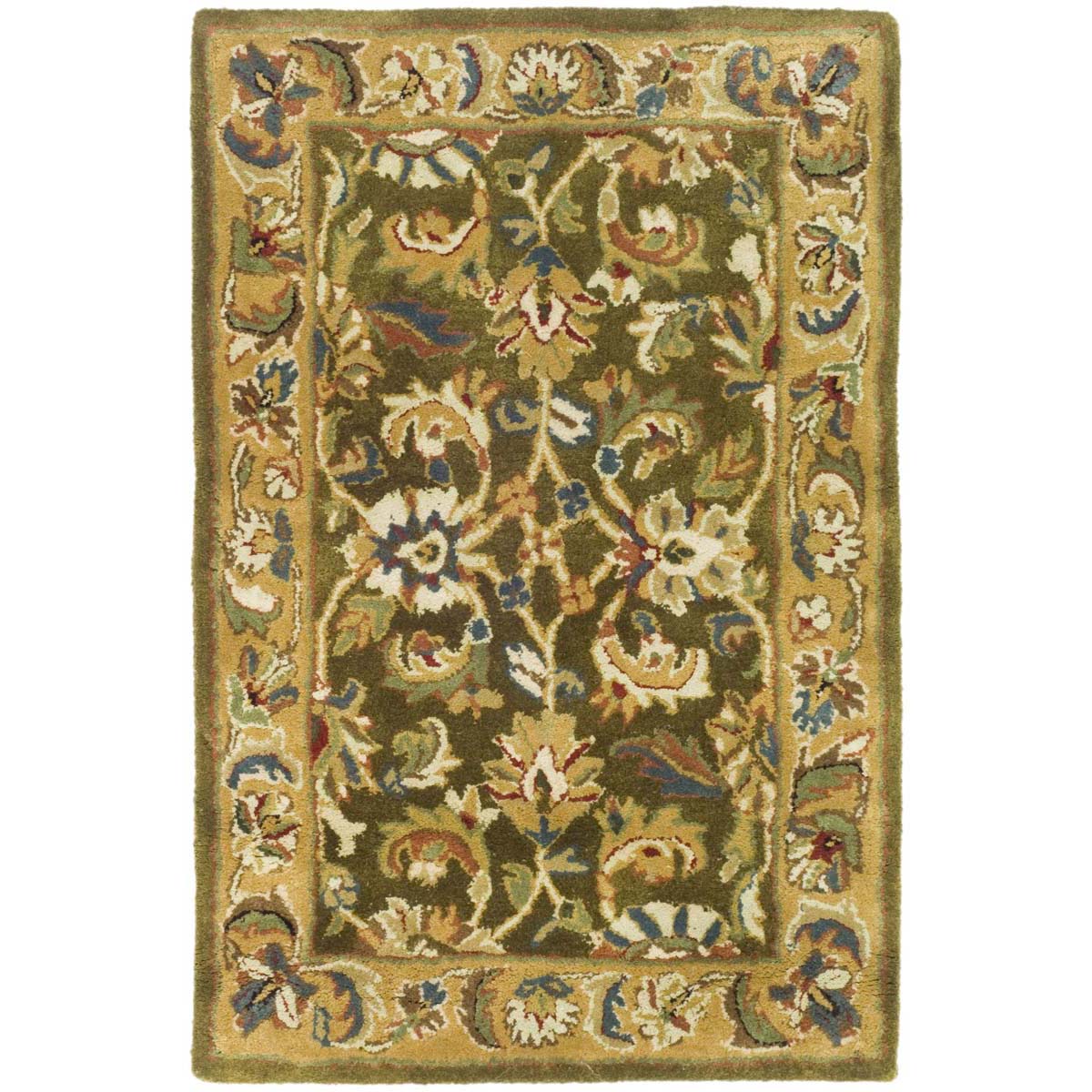 Safavieh Classic 758 Rug, CL758 - Olive / Camel