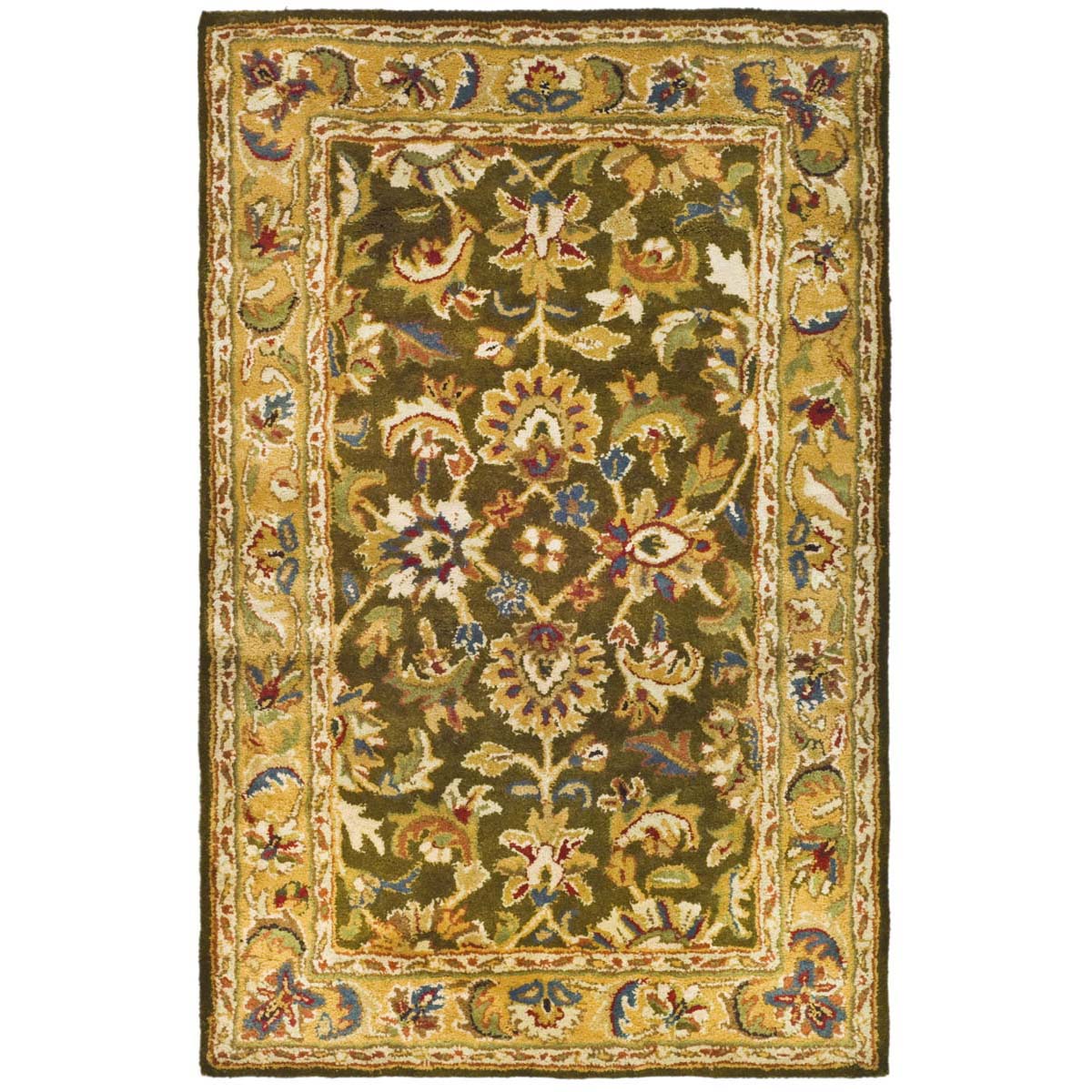 Safavieh Classic 758 Rug, CL758 - Olive / Camel