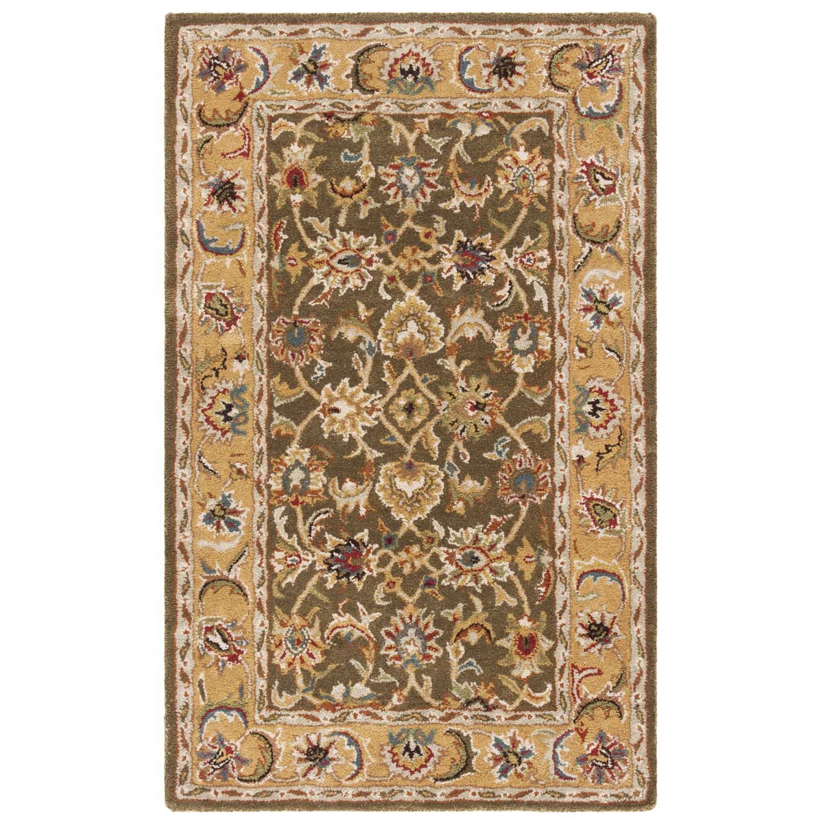 Safavieh Classic 758 Rug, CL758 - Olive / Camel