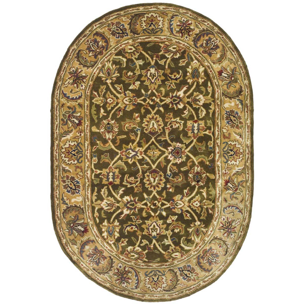 Safavieh Classic 758 Rug, CL758 - Olive / Camel