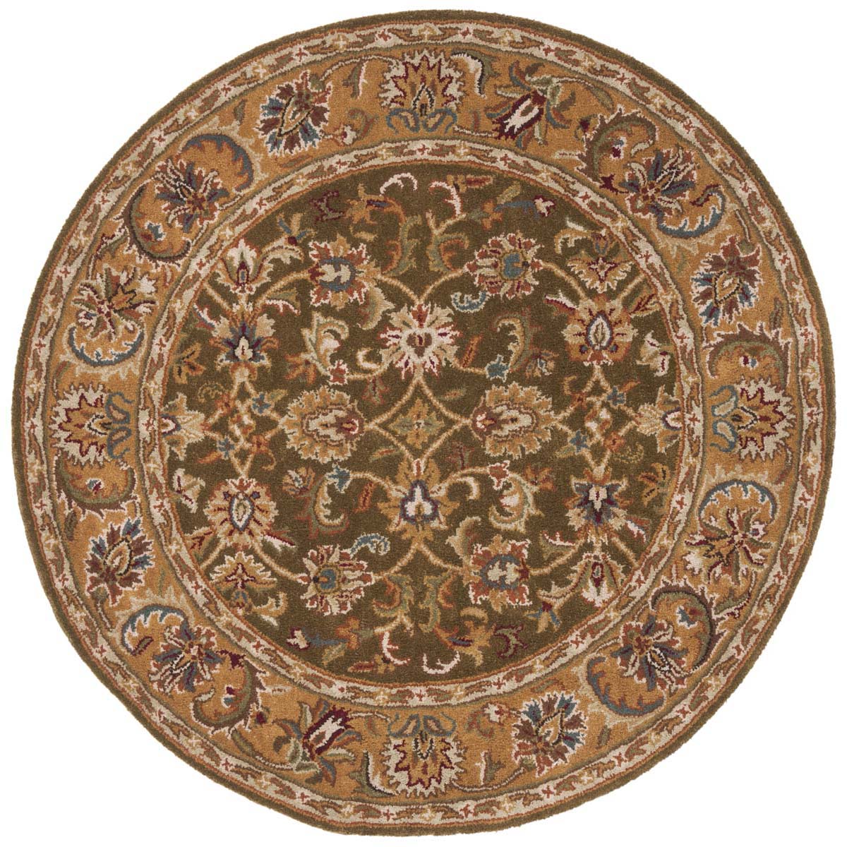 Safavieh Classic 758 Rug, CL758 - Olive / Camel