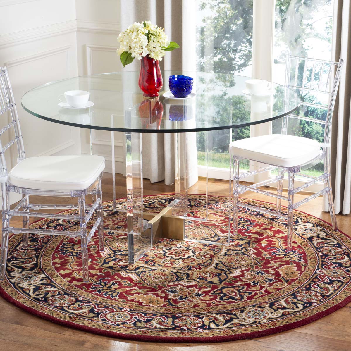 Safavieh Classic 763 Rug, CL763 - Red / Navy