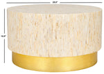 Safavieh Scarlett Round Cofee Table  , COF1800 - Natural / Gold