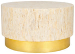 Safavieh Scarlett Round Cofee Table  , COF1800 - Natural / Gold